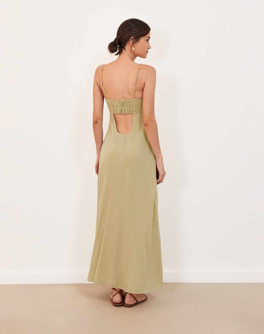 Clothing Vix Long Dresses | Leona Detail Long Dress