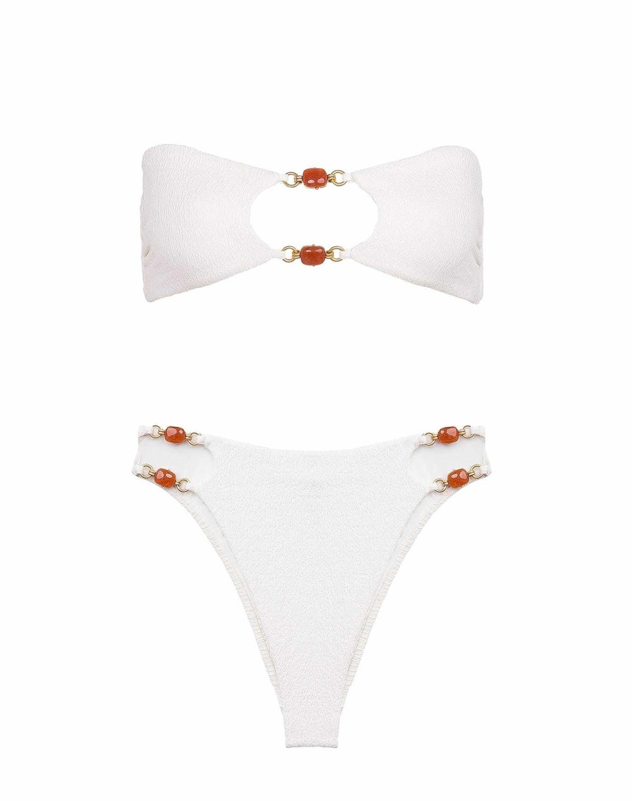 Swim Vix Bandeau | Firenze Martha Bandeau Top White