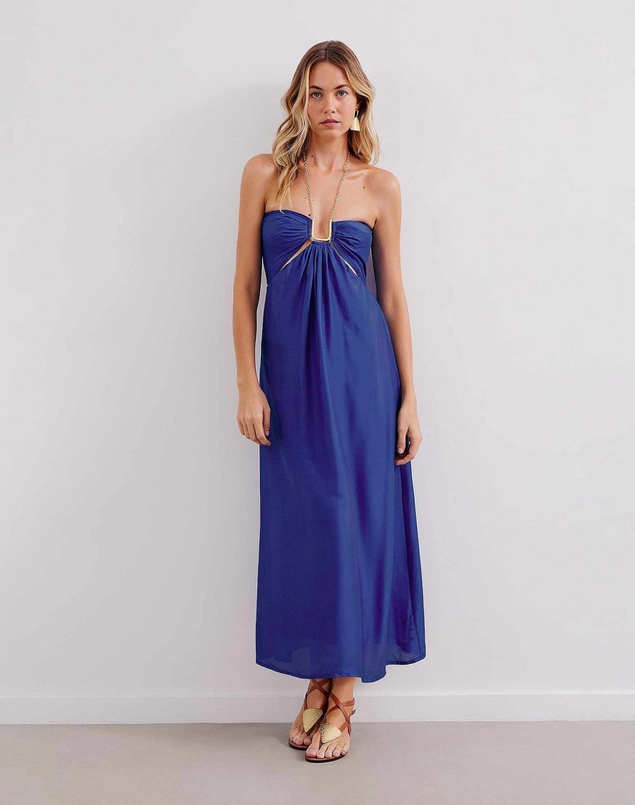 Clothing Vix Long Dresses | Maureen Detail Long Dress