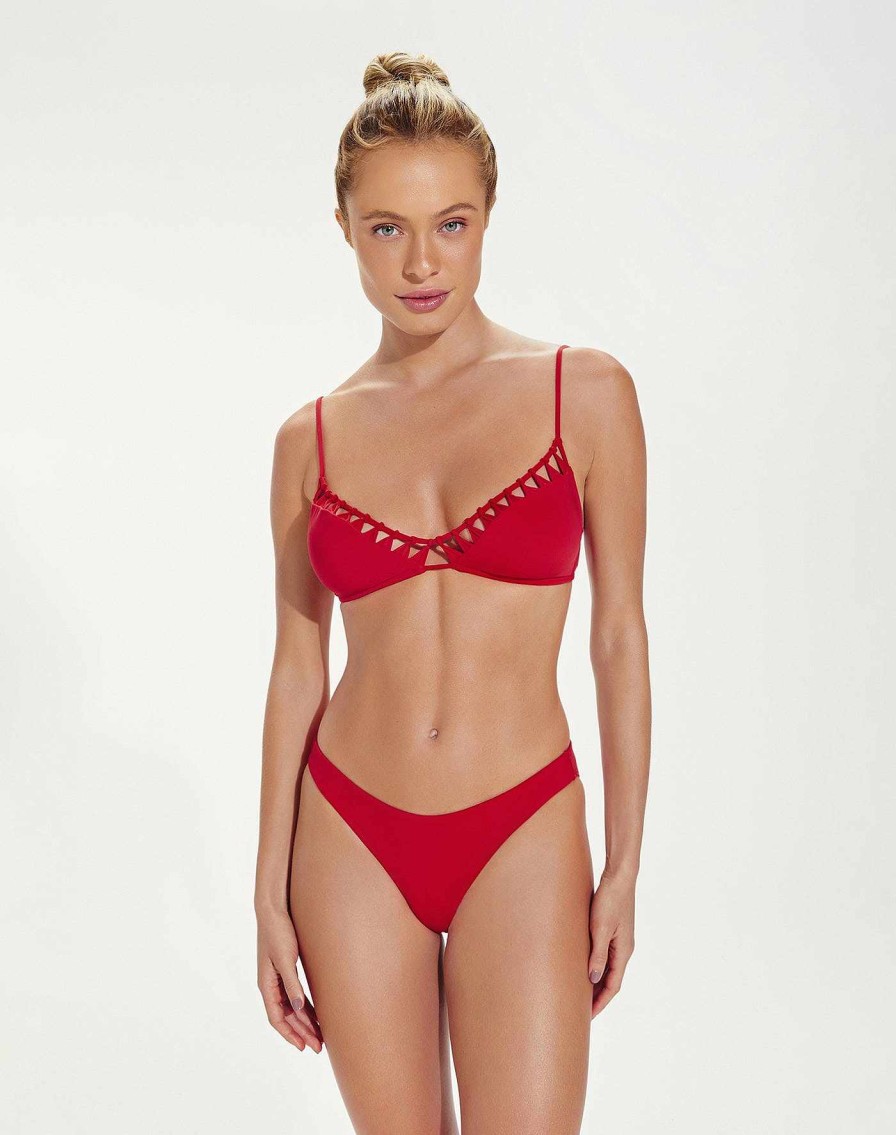 Swim Vix Bralette | Leeza Top Red Pepper