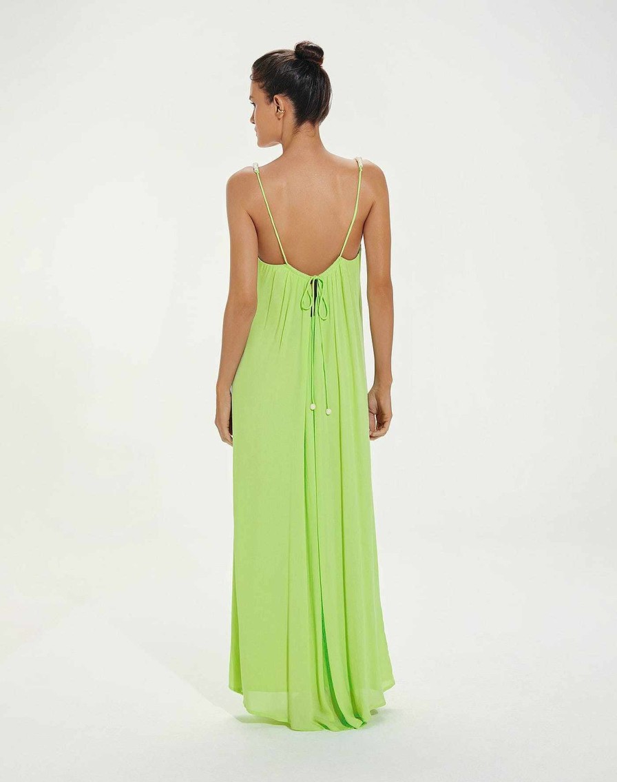 Cover Ups Vix | Lilly Detail Long Cover Up Lime