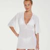 Cover Ups Vix | Malia Short Caftan White