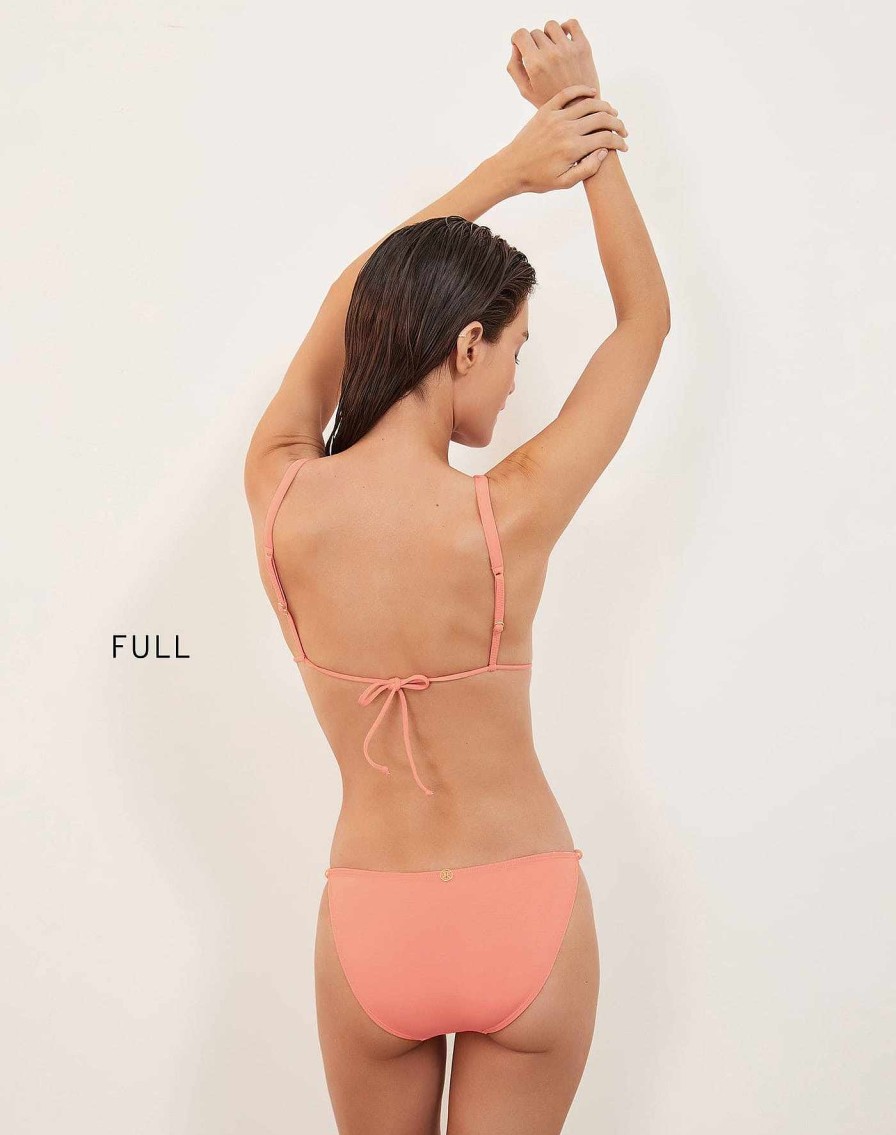 Swim Vix Triangle | Beads Tri Parallel Top Peach