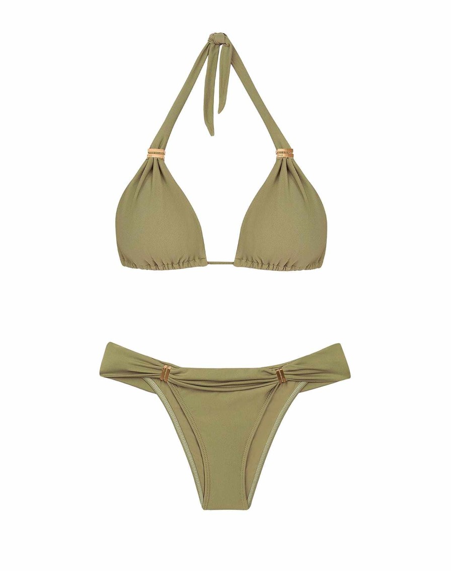 Swim Vix Triangle | Bia Tube Top Olivine