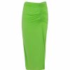 Cover Ups Vix | Bela Midi Skirt Acid Green