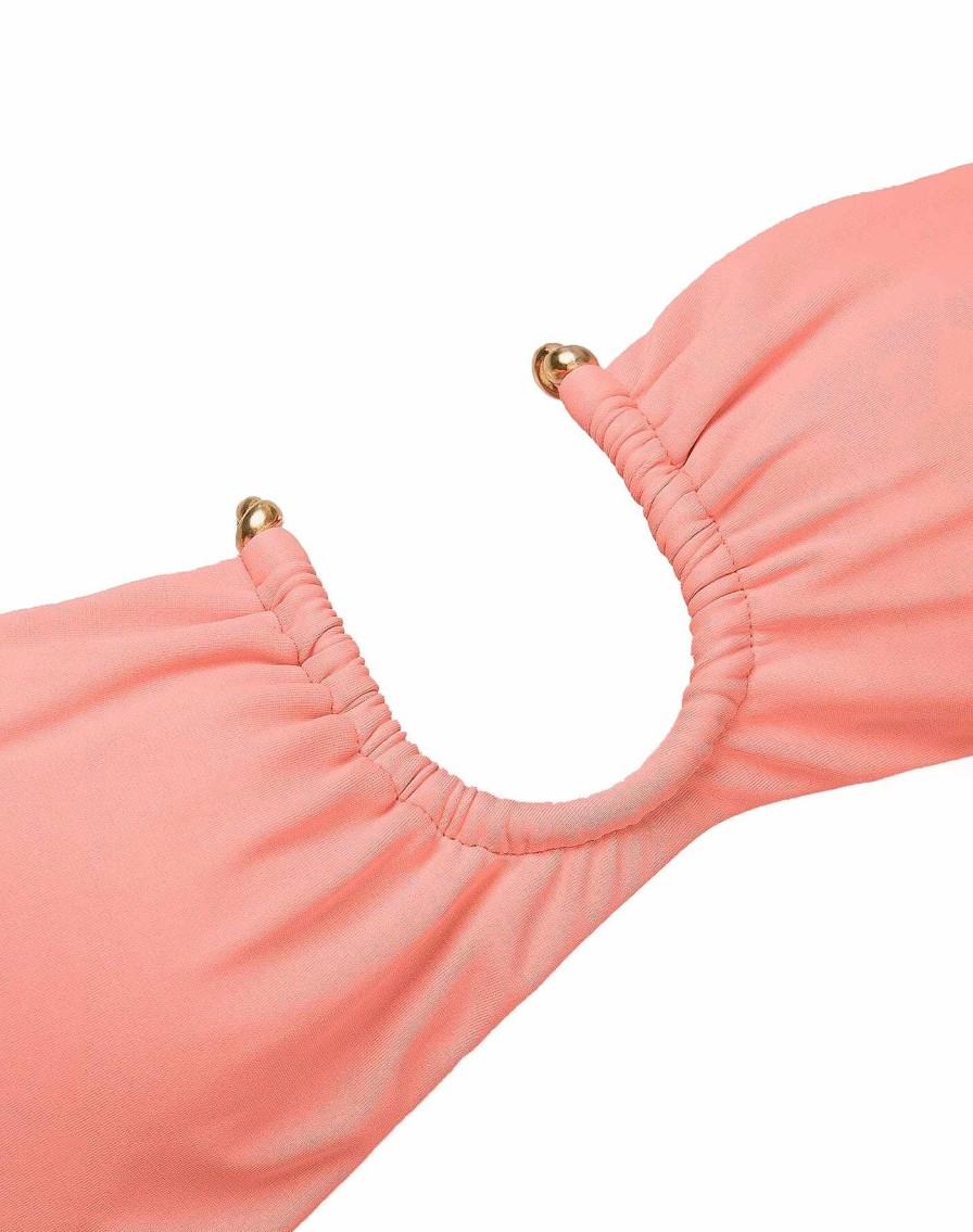 Swim Vix Bandeau | Cora Bandeau Top Peach