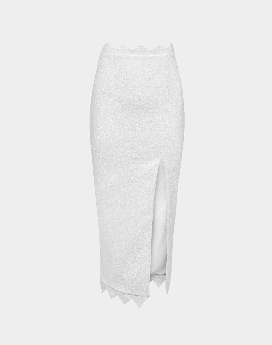 Clothing Vix Skirts | Firenze Imani Midi Skirt White