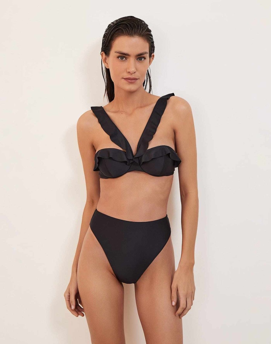 Swim Vix Brazilian | Gigi Hot Pant Bottom Black