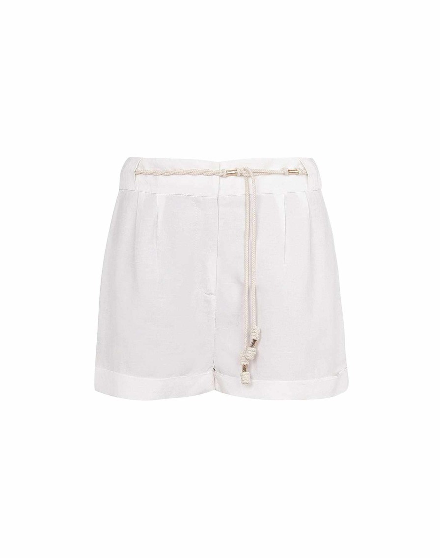 Clothing Vix Shorts | Janis Detail Short Off White