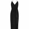 Clothing Vix Midi Dresses | Carly Detail Midi Dress Black