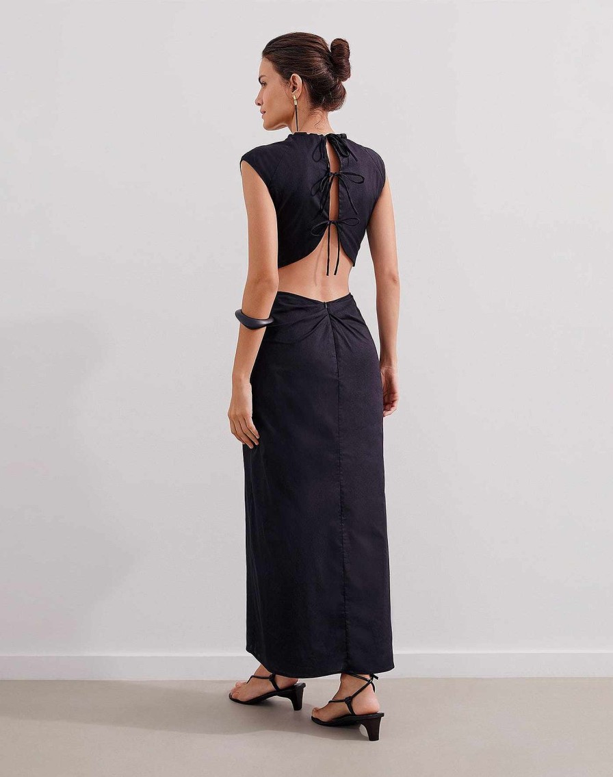 Clothing Vix Long Dresses | Raira Detail Long Dress