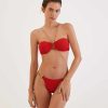 Swim Vix Bandeau | Firenze Diane Bandeau Top Red Pepper