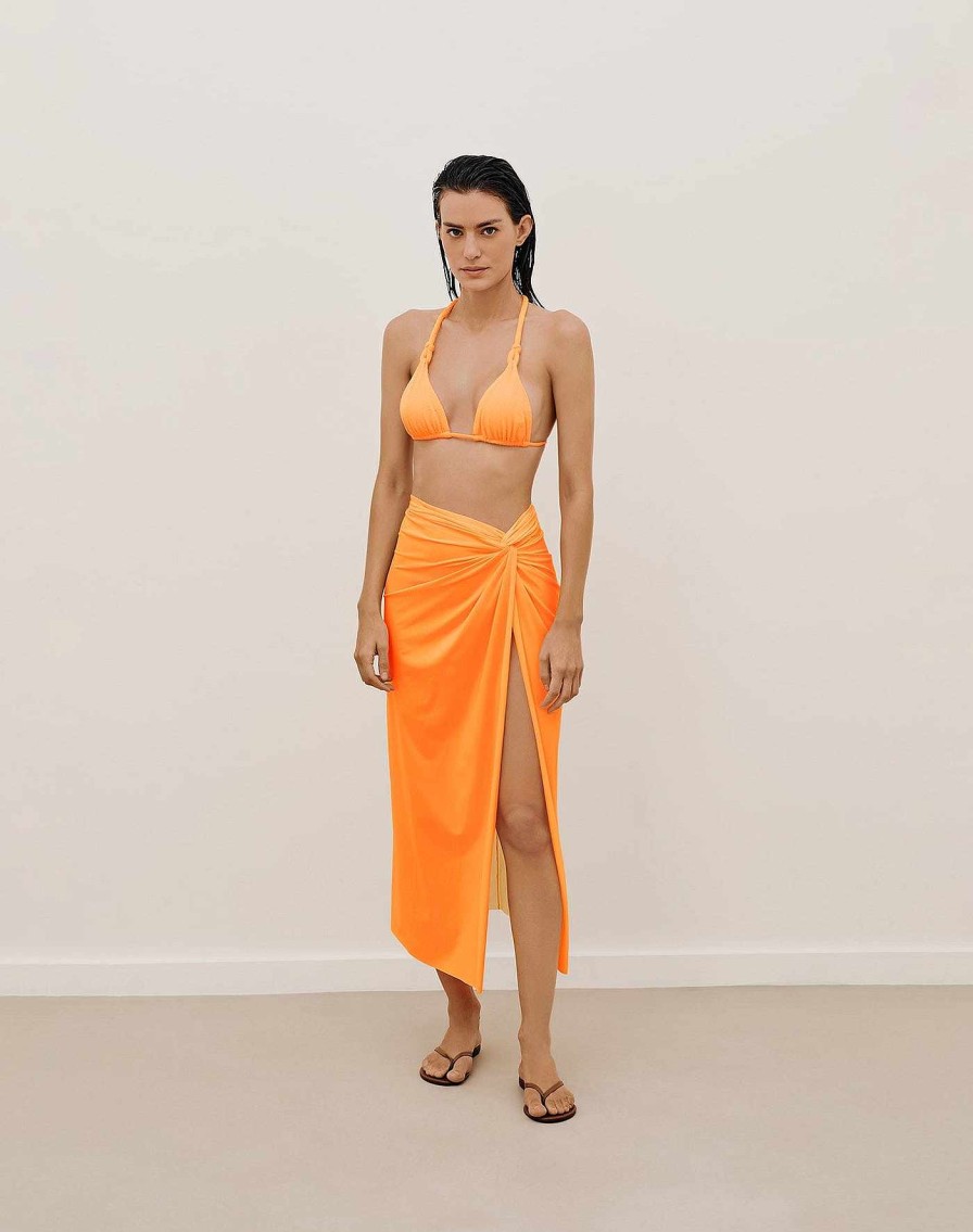 Cover Ups Vix | Karen Midi Skirt Mandarin