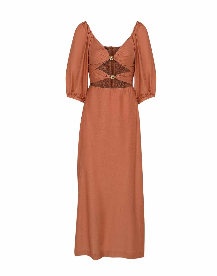 Clothing Vix Long Dresses | Eleanor Detail Long Dress