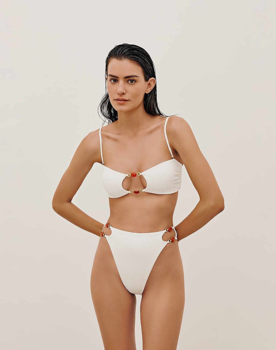 Swim Vix Bandeau | Firenze Martha Bandeau Top White