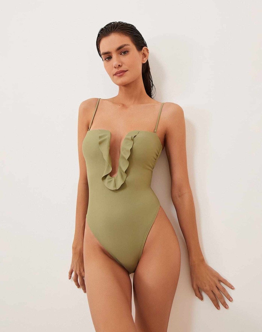 Swim Vix Brazilian | Chris One Piece Olivine