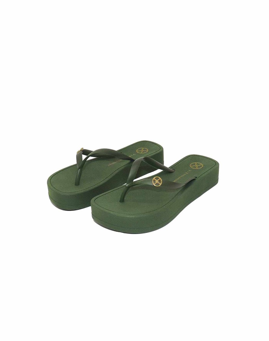 Accessories Vix | Resort Sandal Green