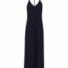 Clothing Vix Long Dresses | Remi Detail Long Dress Black