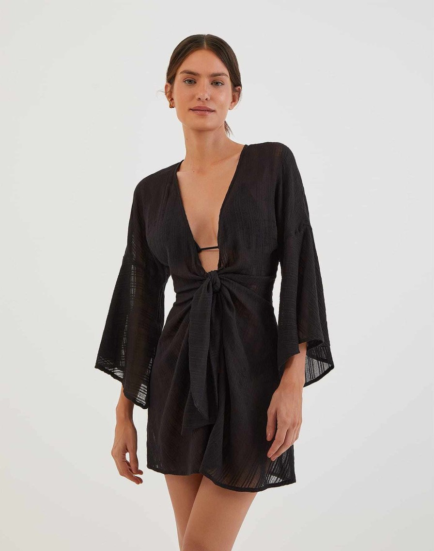 Cover Ups Vix | Perola Short Cover Up Black