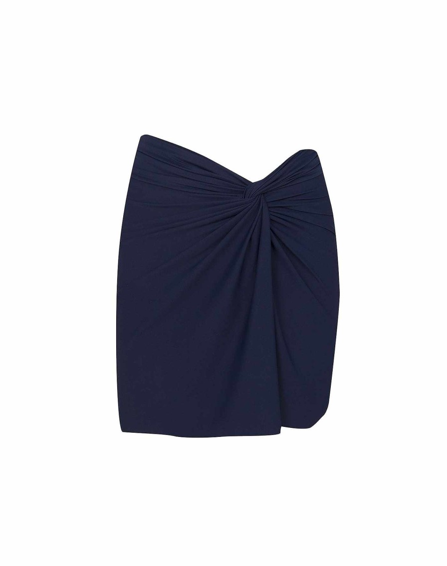 Cover Ups Vix | Karen Mini Pareo Skirt Indigo