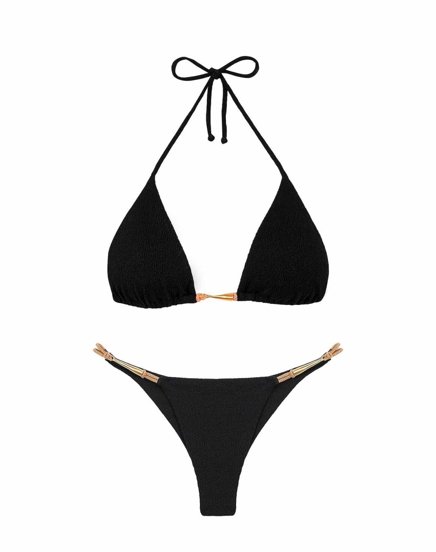 Swim Vix Cheeky | Firenze Mandy Detail Bottom Black