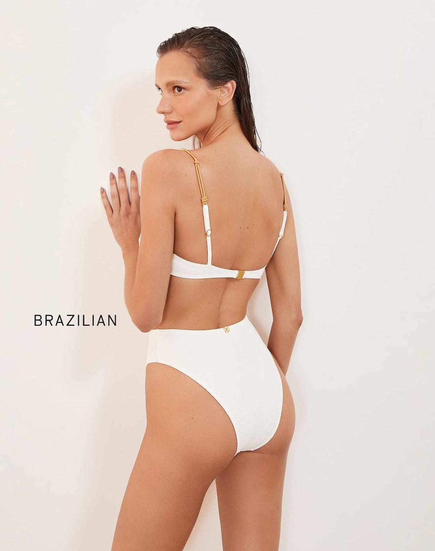 Swim Vix Brazilian | Firenze Gigi Hot Pant Bottom White