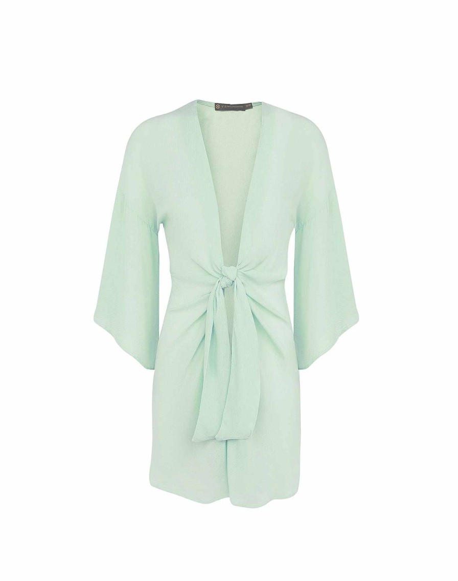 Cover Ups Vix | Perola Short Cover Up Aqua