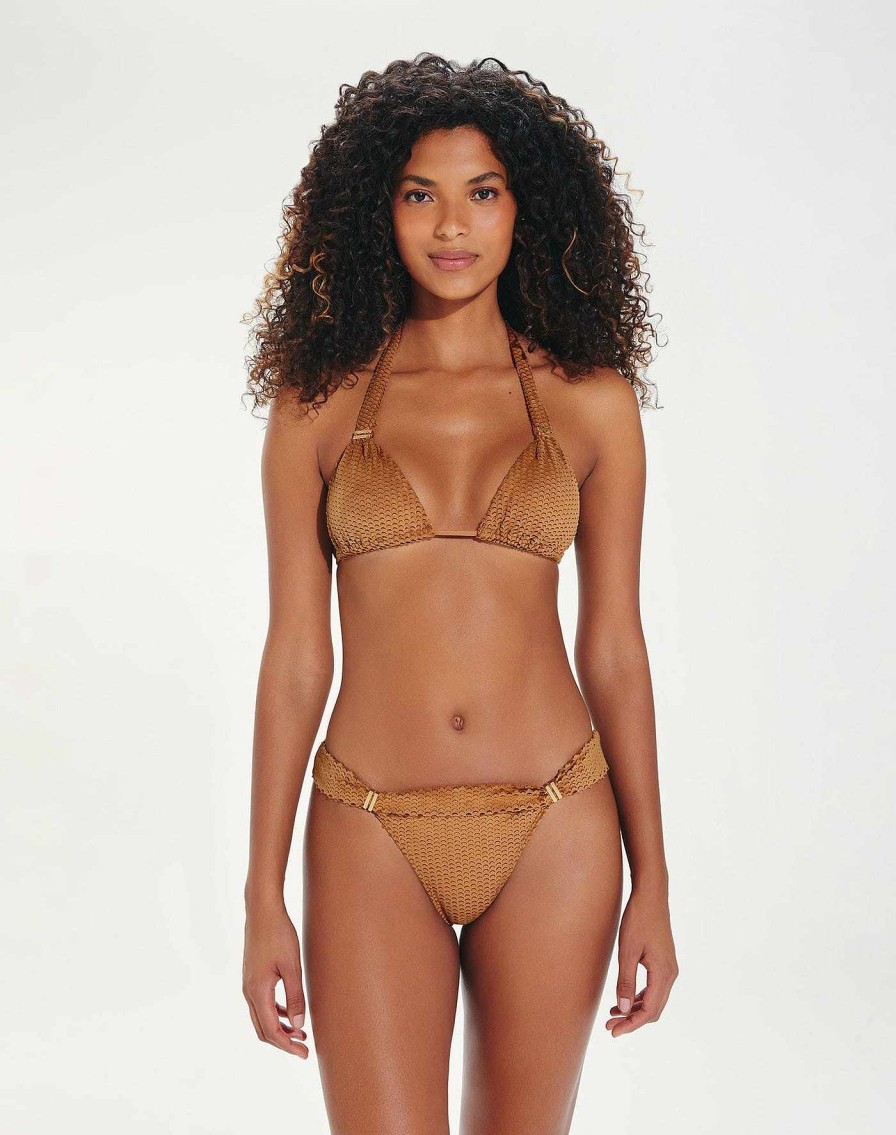 Swim Vix Triangle | Scales Bia Tube Top Toffee